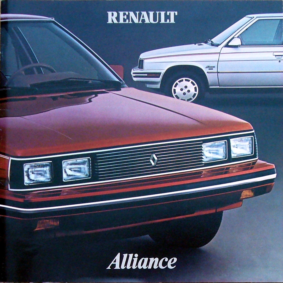 brochure renault alliance